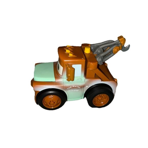 Disney Parks Pixar Cars Push &‎ Go Talking Mater Vehicle Toy Tested - Picture 1 of 9